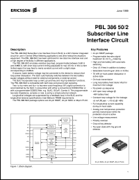 PBL38650/2SOS Datasheet