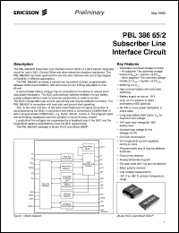 PBL38665/2QNT Datasheet