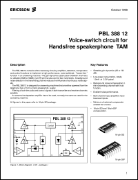 PBL38812/1SO Datasheet