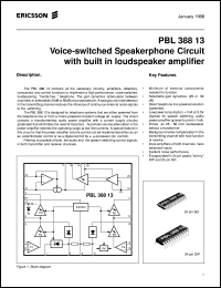 PBL38813/1SO Datasheet