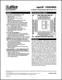 ISPLSI1032-60LG/883 Datasheet