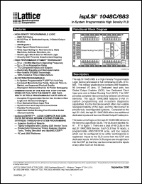 ISPLSI1048C-50LG/883 Datasheet