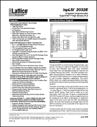 ISPLSI2032E-225LJ44 Datasheet