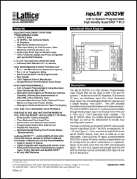 ISPLSI2032VE-180LJ48 Datasheet