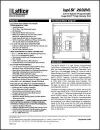 ISPLSI2032VL-135LT44I Datasheet