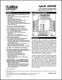 ISPLSI2064VE-100LB100 Datasheet