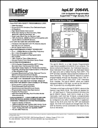 ISPLSI2064VL-135LT100I Datasheet