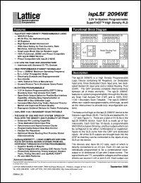 ISPLSI2096VE-135LT128I Datasheet