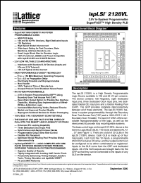 ISPLSI2128VL-100LQ160 Datasheet