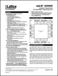 ISPLSI5256VA-70LB272I Datasheet