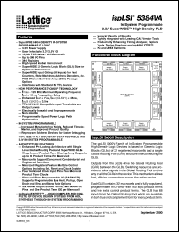 ISPLSI5384VA-125LQ208 Datasheet