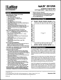 ISPLSI5512VA-100LB272 Datasheet