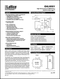 GAL6001B-30LJ Datasheet