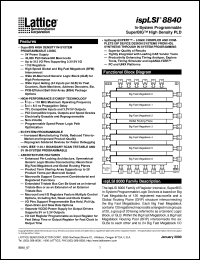 ISPLSI8840-60LB432 Datasheet