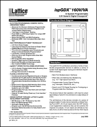 ISPGDX160VA-9Q208I Datasheet