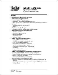 M4A3-512/256-10FAI Datasheet