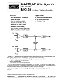 MX128P Datasheet