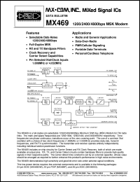 MX469P Datasheet