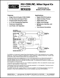 MX609J Datasheet