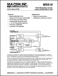 MX619J Datasheet