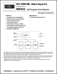 MX633P Datasheet