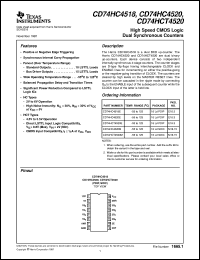 CD54HC4520F3A Datasheet