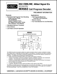 MX663P Datasheet