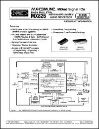 MX826J Datasheet