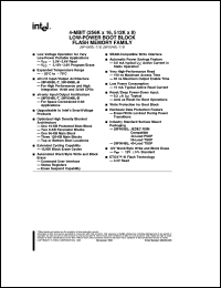 E28F400BL-T150 Datasheet