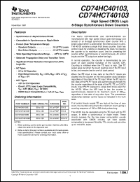 CD74HC4514E Datasheet