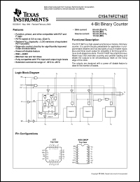 CY54FCT163TLMB Datasheet