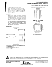 SNJ54HC4040FK Datasheet