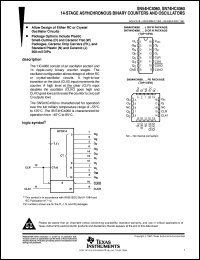SN54HC4060FK Datasheet