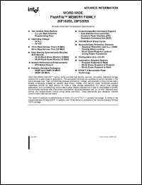 DA28F320S5-110 Datasheet
