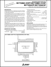 M37753M8C-XXXHP Datasheet