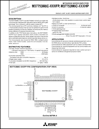 M37753M6C-XXXHP Datasheet