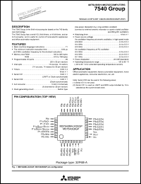 M37540M4-XXXSP Datasheet