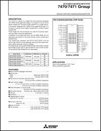 M37471E8-XXXFP Datasheet