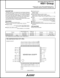 M34551E8-XXXFP Datasheet