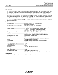 M30624MGM-XXXGP Datasheet