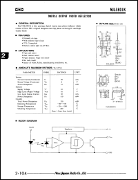 NJL5801K-F1 Datasheet