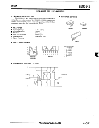 NJM2138M Datasheet