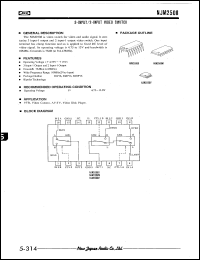 NJM2538BV Datasheet