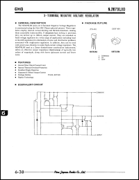NJM79L00UA Datasheet