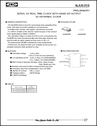 NJU6362AE Datasheet