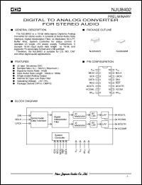 NJU8402D Datasheet