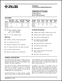 Z8937316VSC Datasheet