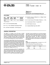 Z86317 Datasheet