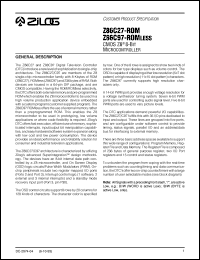 Z86C27 Datasheet