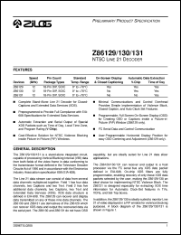 Z8613112PSC Datasheet